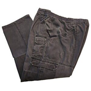 5.11 Tactical Double Knee Pants Mens 38x30 Straight Cargo Gray Cotton Canvas